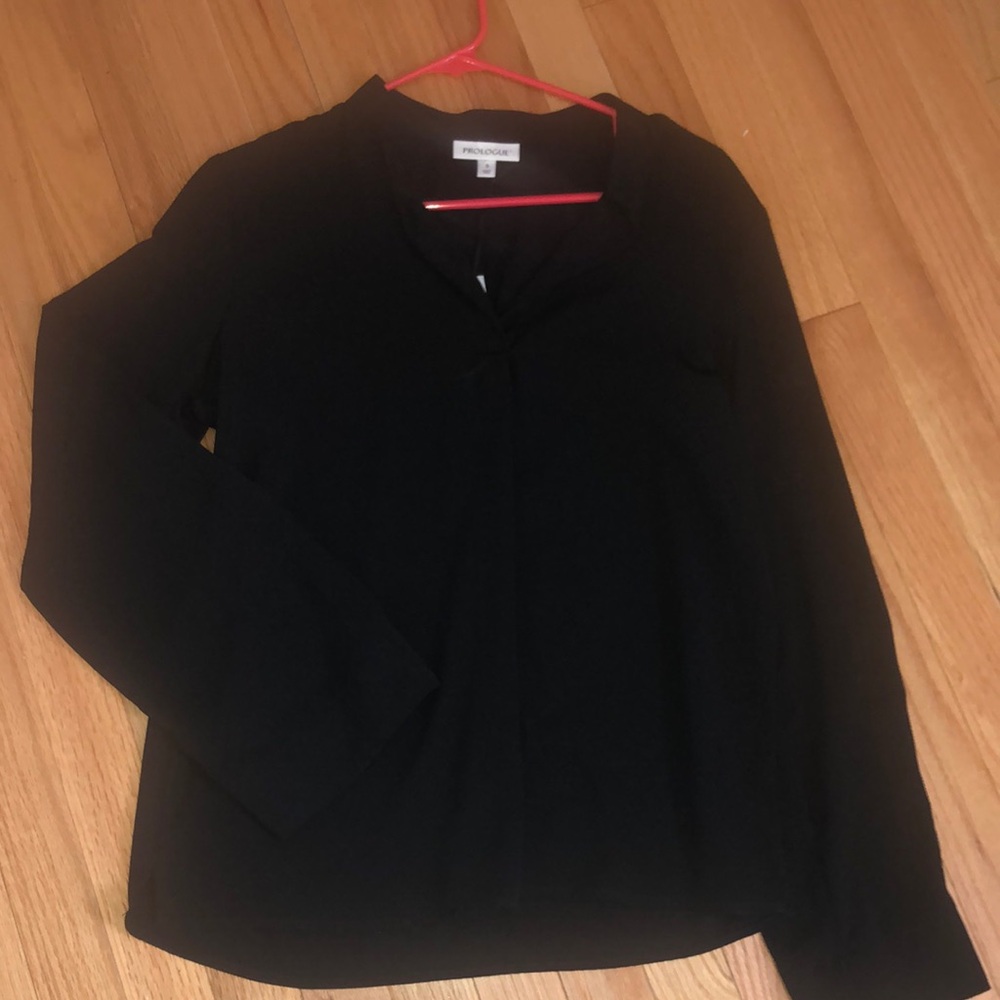 Black Long Sleeve Top